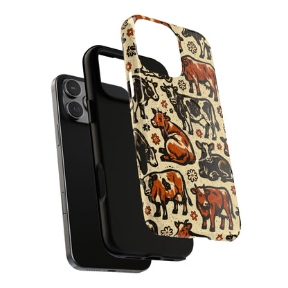 Retro Cows Magnetic Case