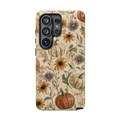 Pumpkin Wildflower Tough Case