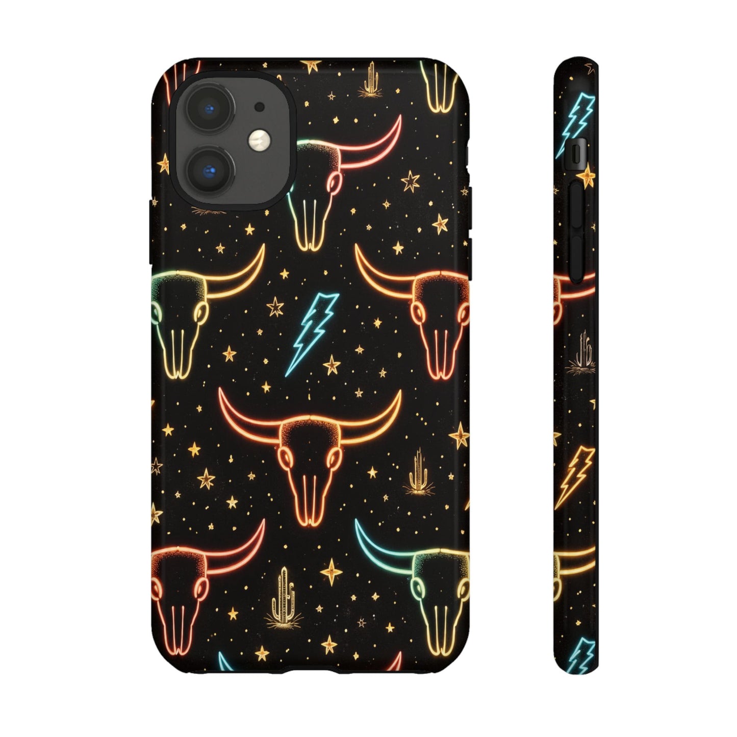 Neon Longhorns Tough Case