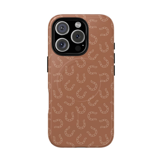 Rust Horseshoes Magnetic Case
