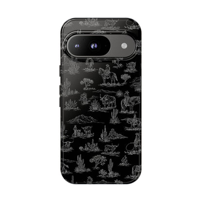 Midnight Toile Tough Case