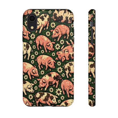 Retro Pigs Tough Case
