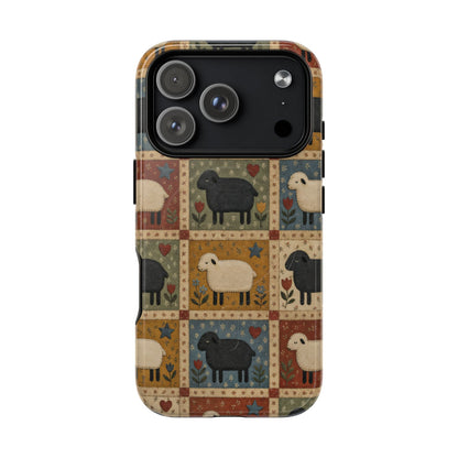 Sheep Quilt Magnetic Case