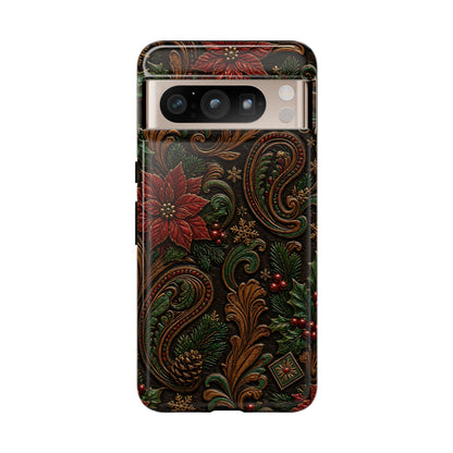 Carved Christmas Paisley Tough Case