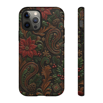 Carved Christmas Paisley Tough Case