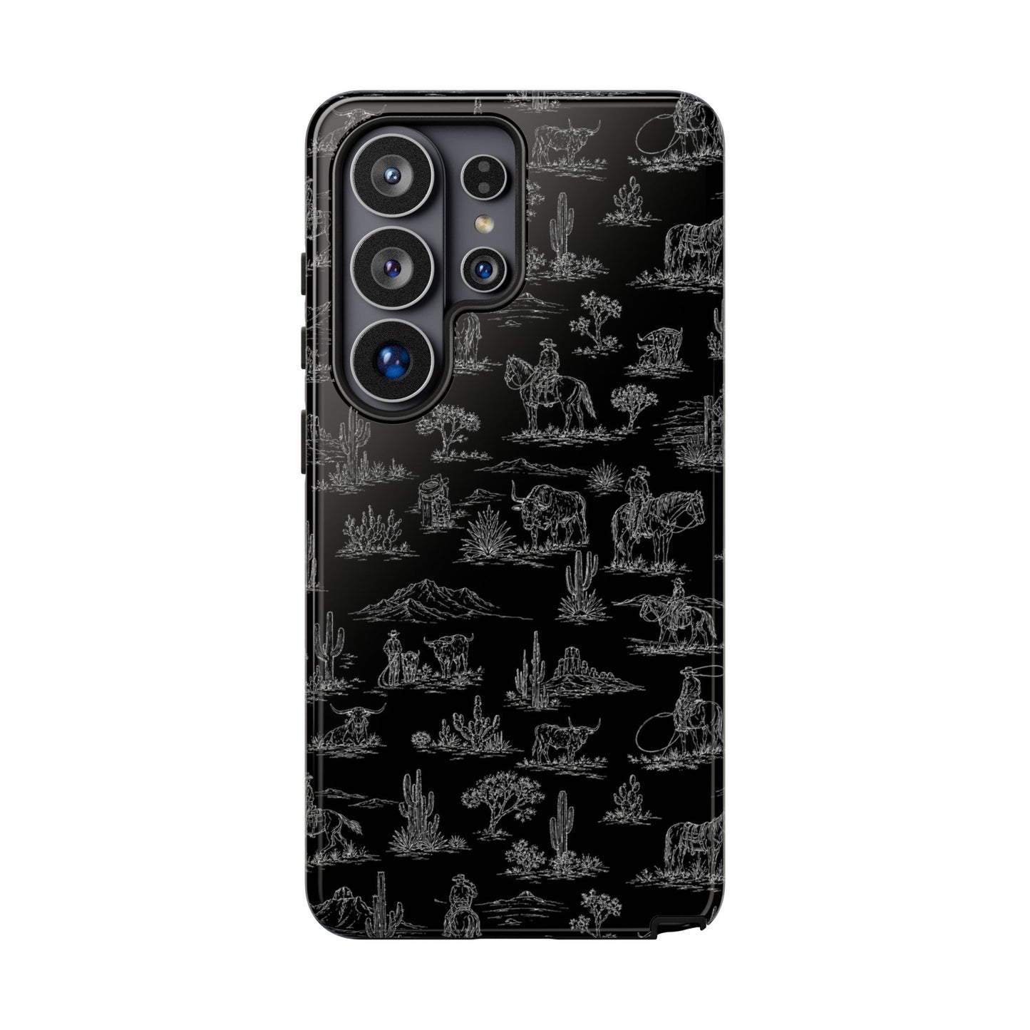 Midnight Toile Tough Case