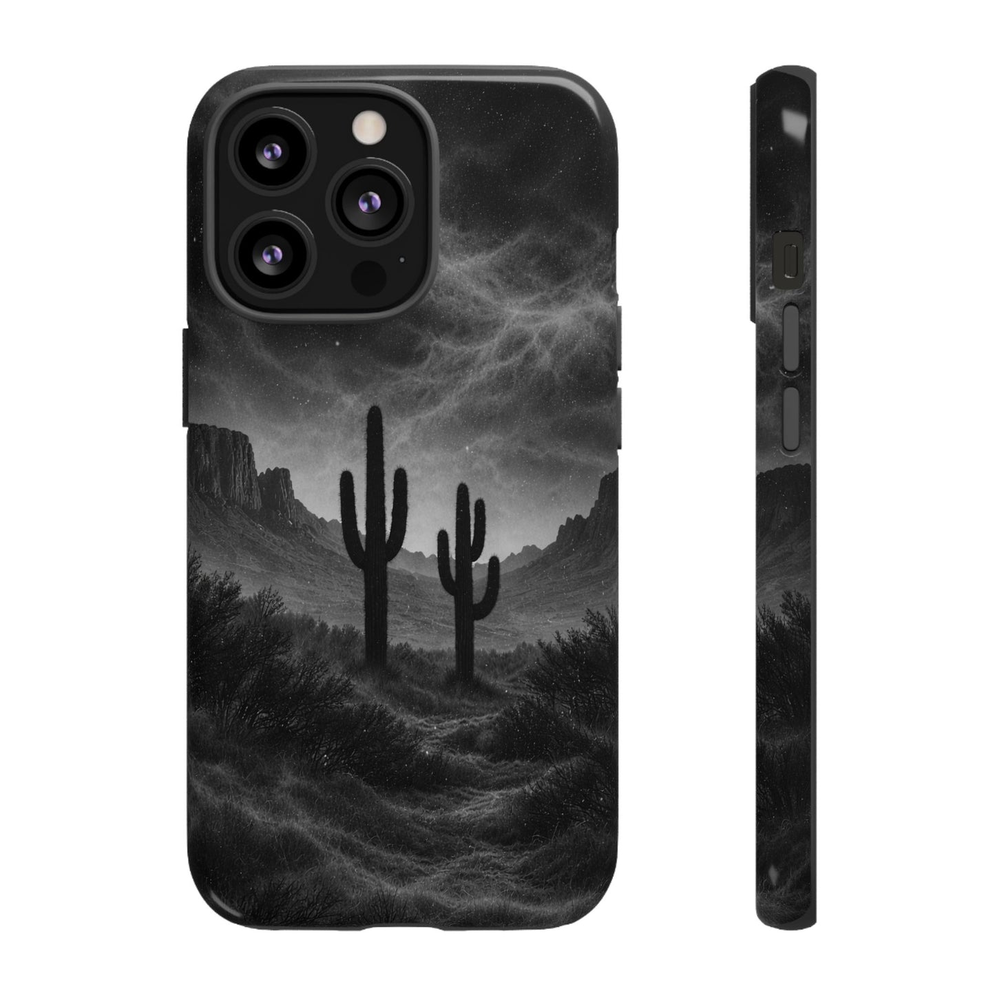 Western Noir Cacti Tough Case
