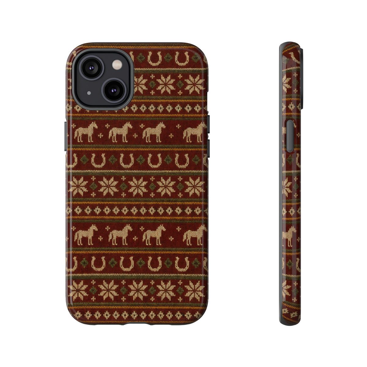 Fair Isle Horses Tough Case