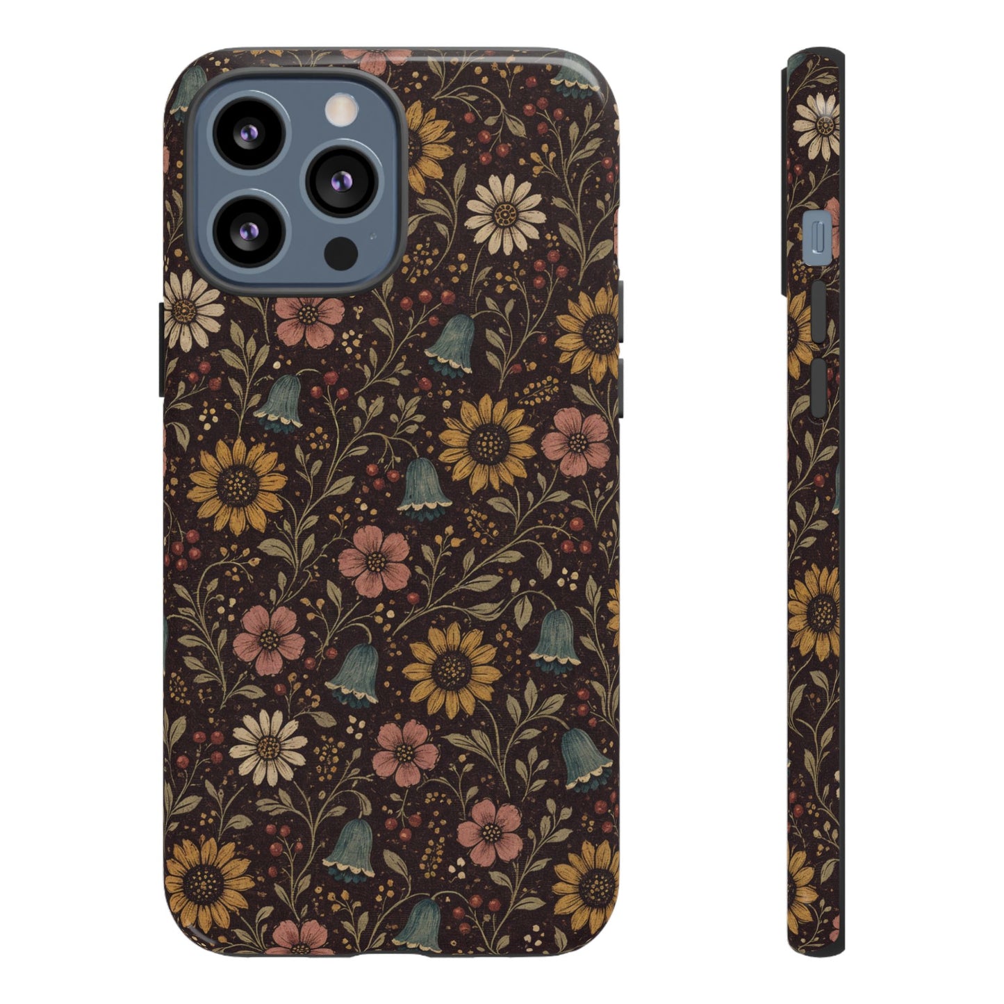 Plum Folk Floral Tough Case