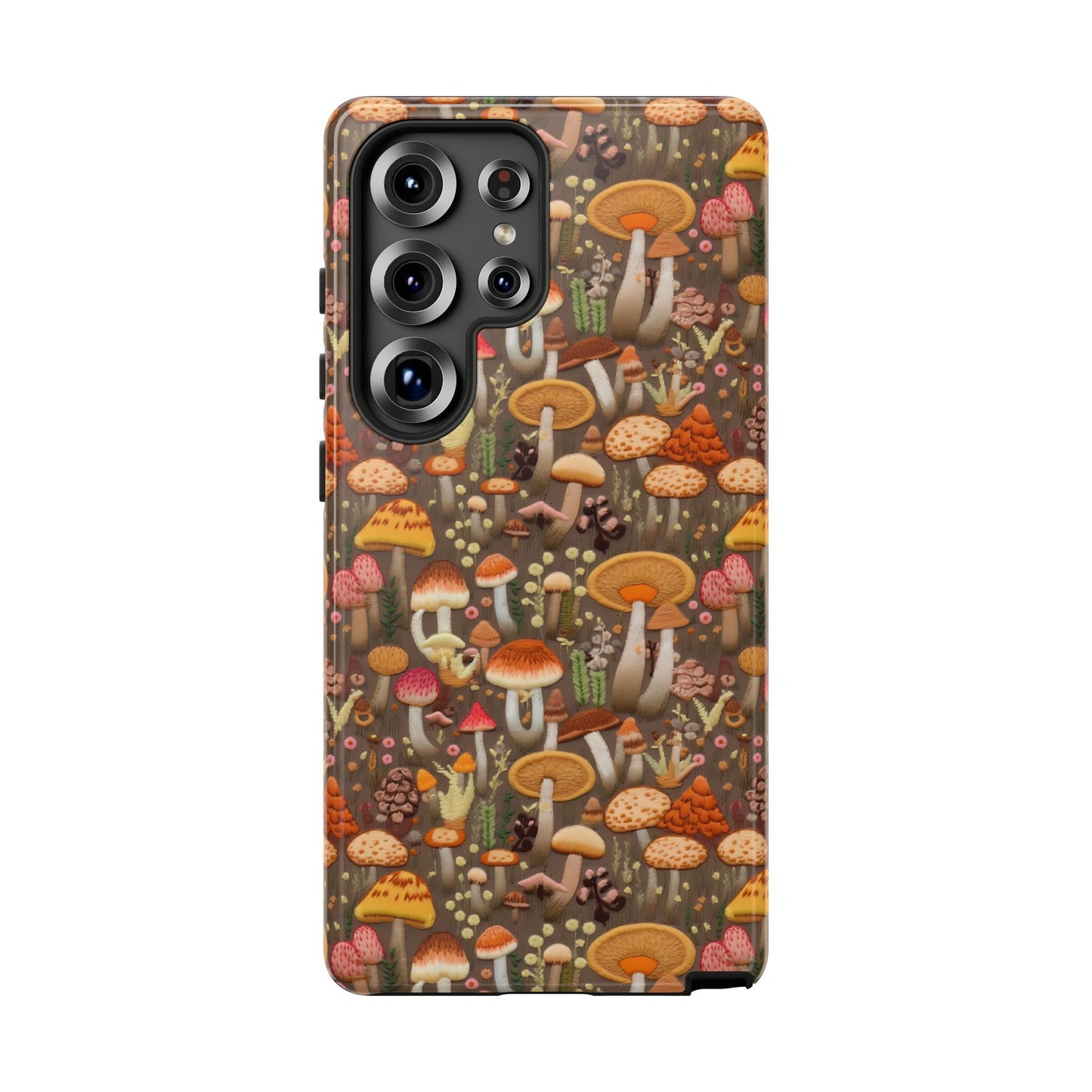 Orange Mushroom Tough Phone Case