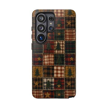 Christmas Rag Quilt Tough Case