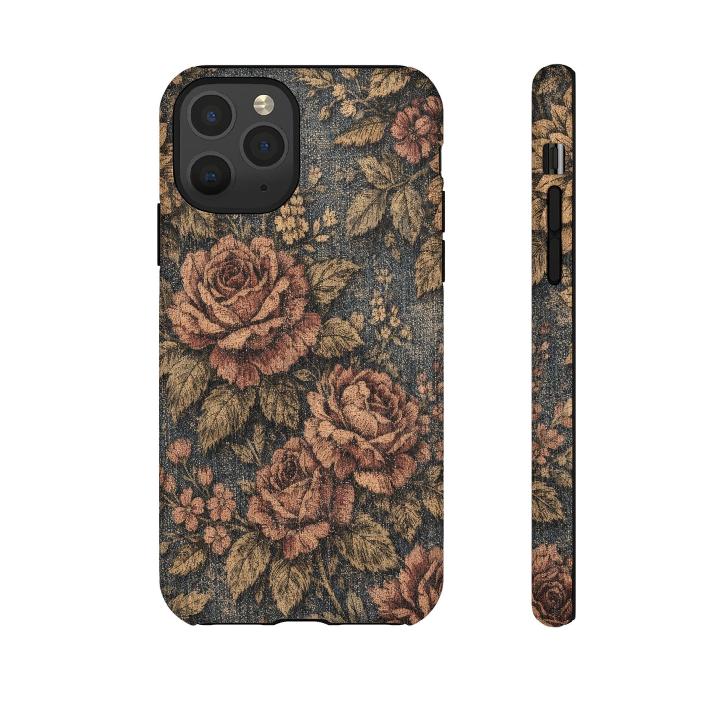 Denim Blooms Tough Case