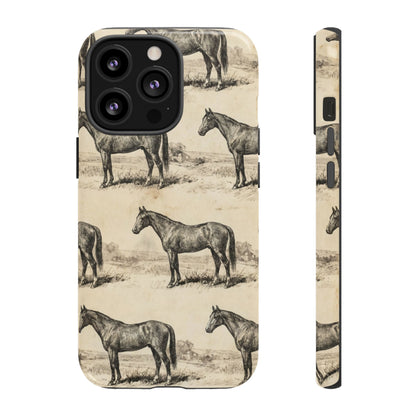 Vintage Horses Tough Case