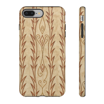 Boot Stitch Cream Tough Case