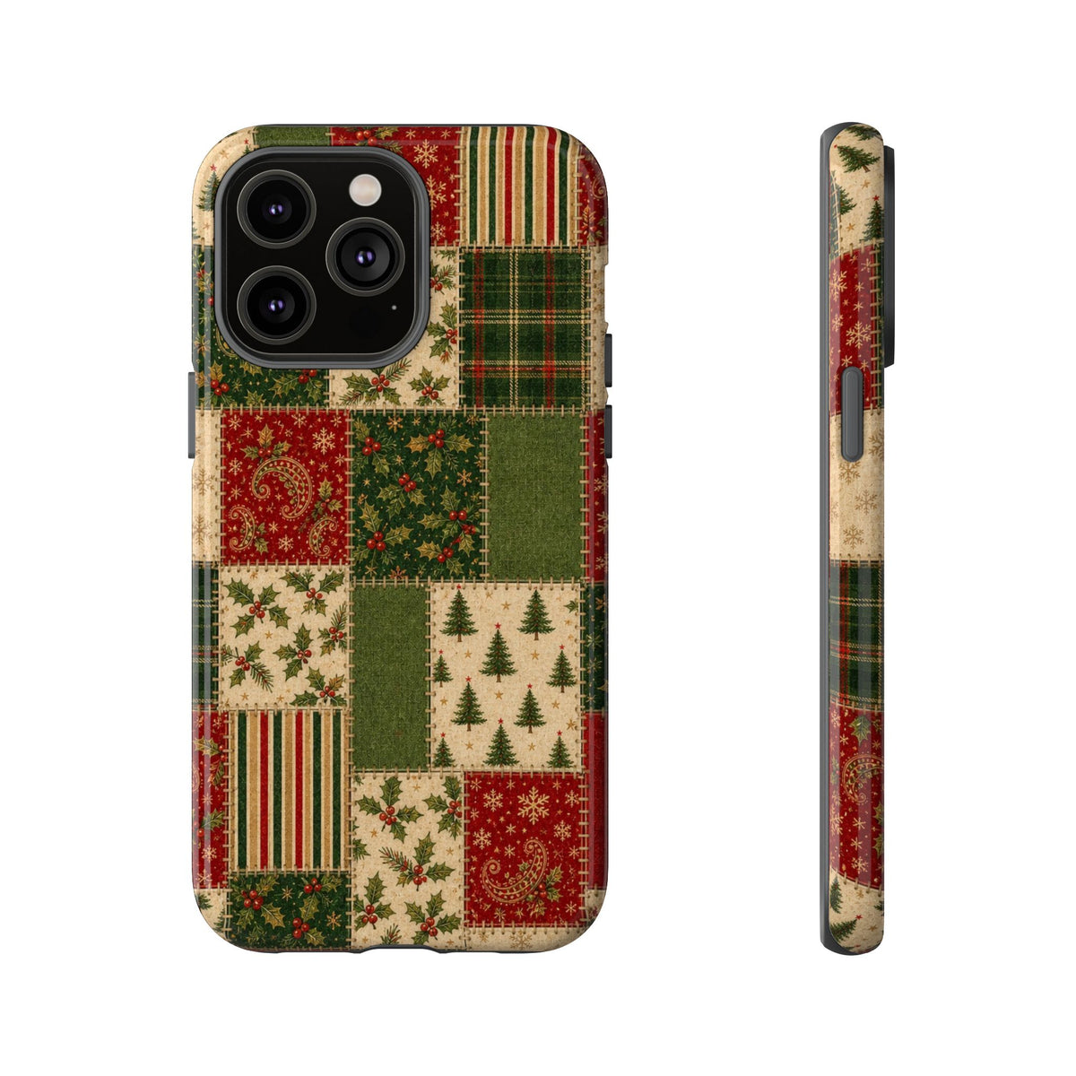 Holiday Patchwork Tough Case