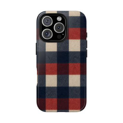 Patriotic Plaid Tough Case