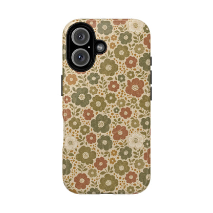 Retro Poppy Field Magnetic Case