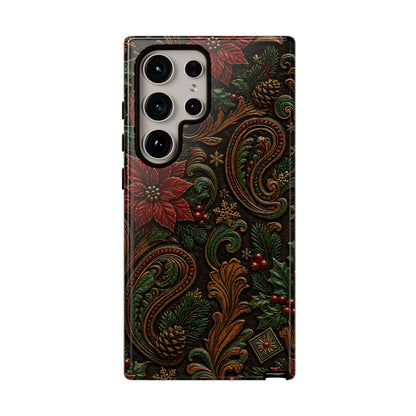 Carved Christmas Paisley Tough Case