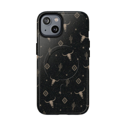 Midnight Longhorn Magnetic Case