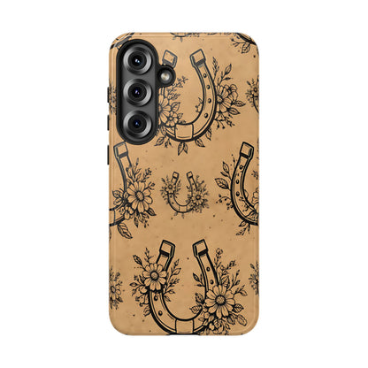 Floral Horseshoes Tough Case