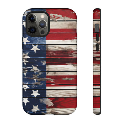 Wood Stars Stripes Tough Case