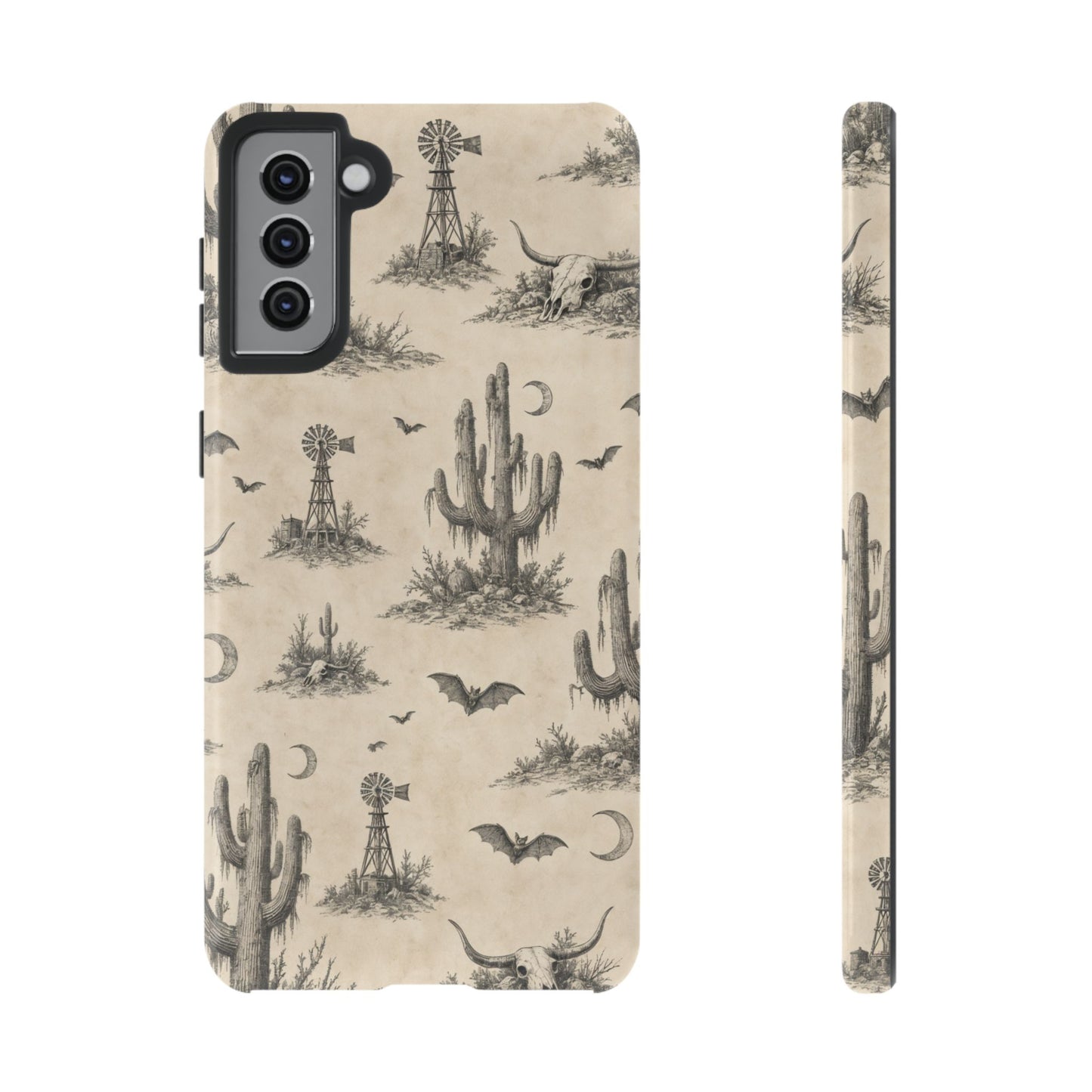 Spooky Desert Toile Tough Case