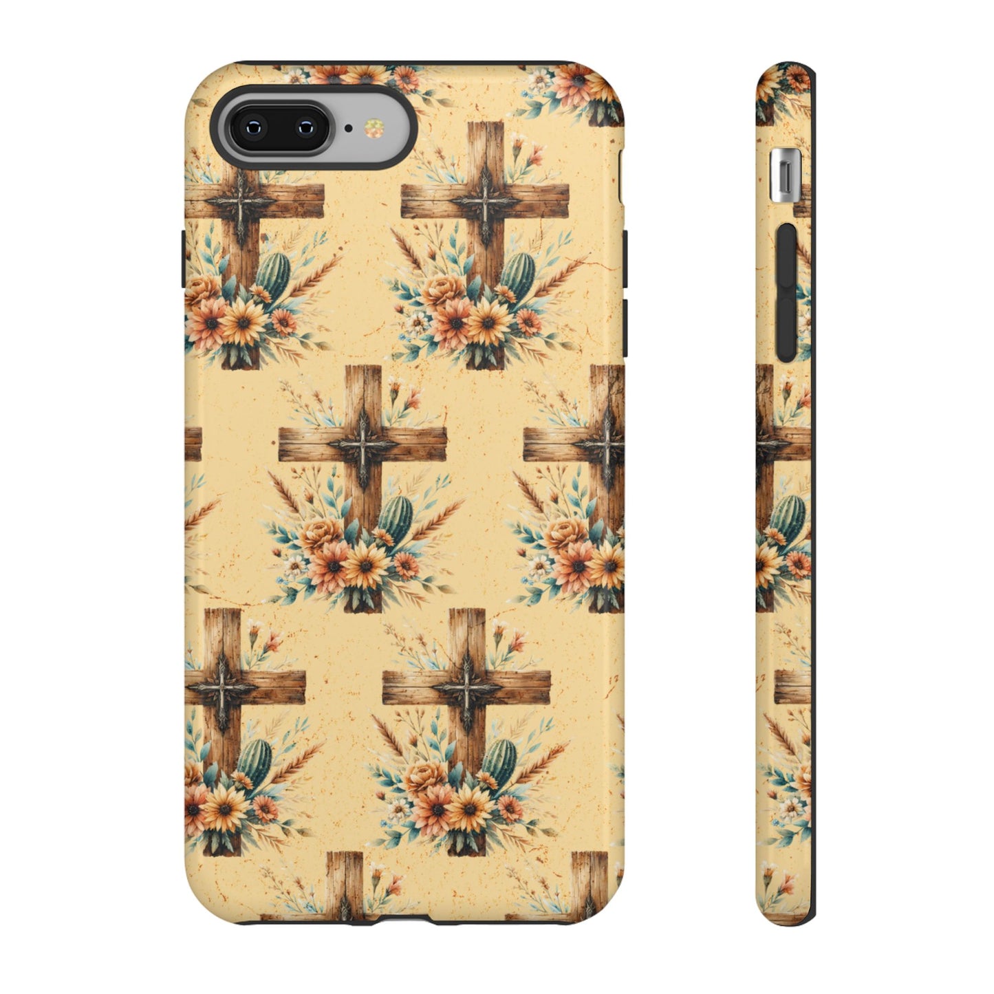 Floral Crosses Tough Case