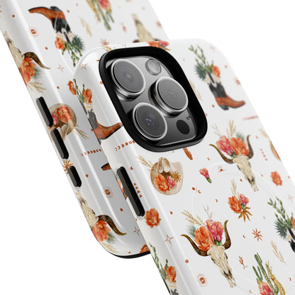 Western Floral Magnetic Case