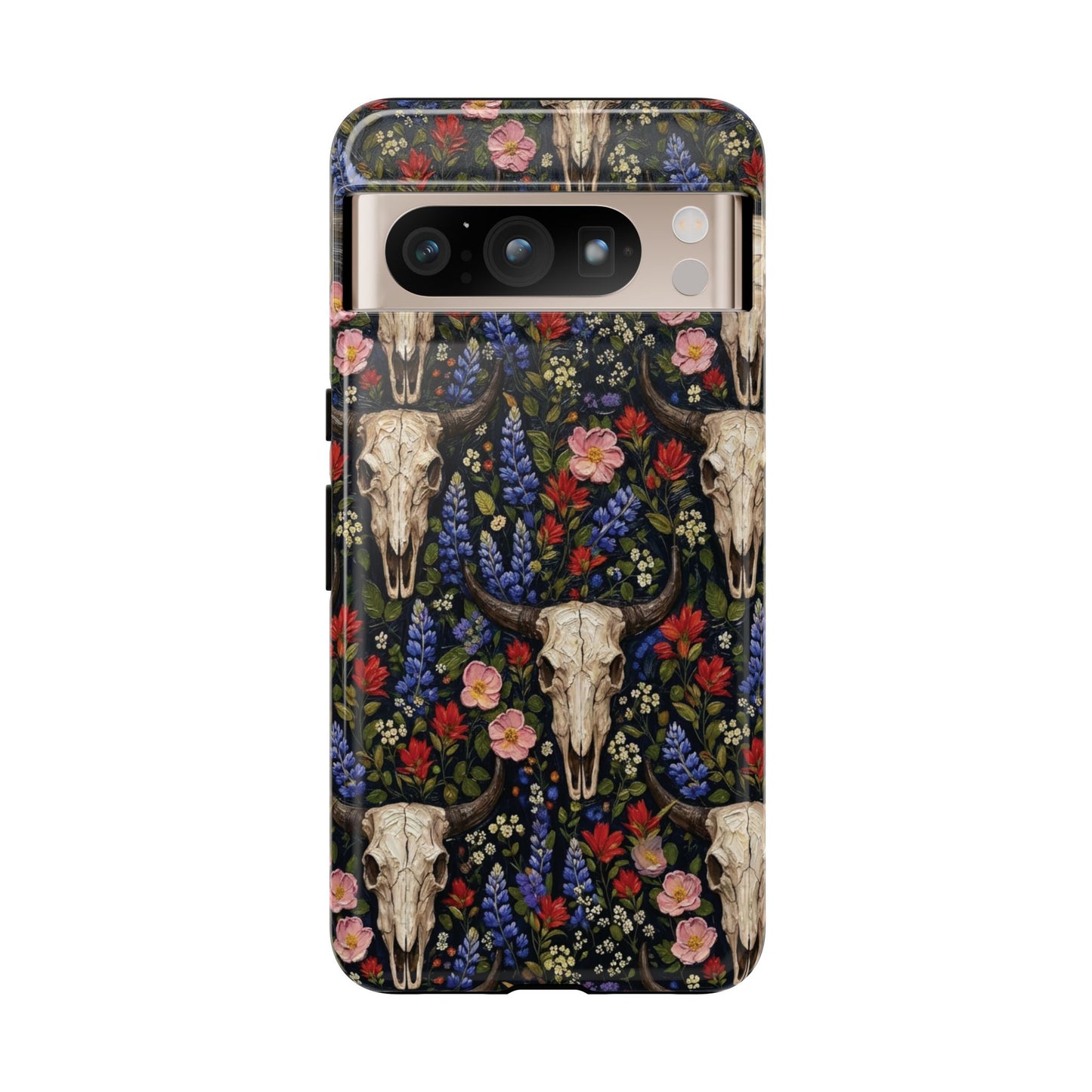 Floral Skull Tough Case