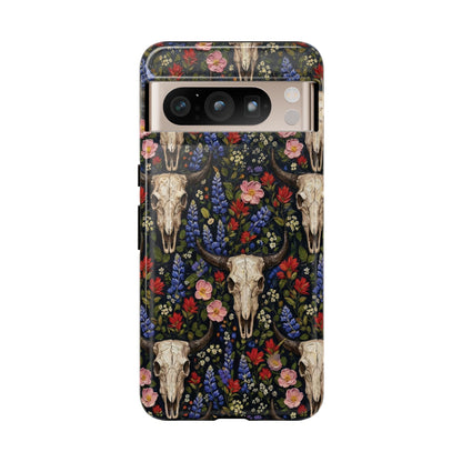 Floral Skull Tough Case