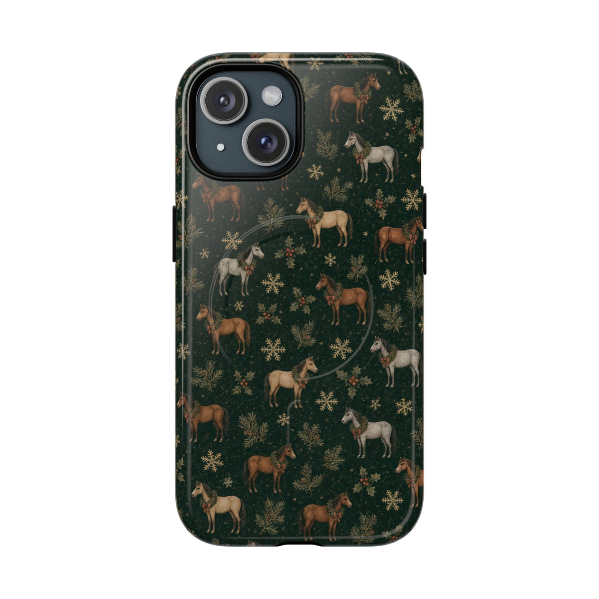Evergreen Horses Magnetic Case