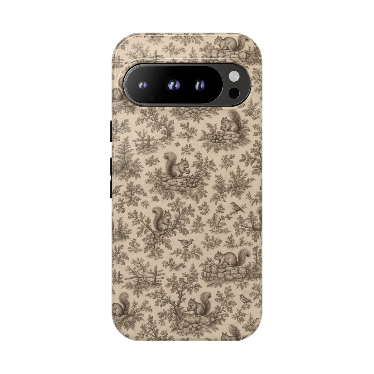 Squirrel Toile Tough Case