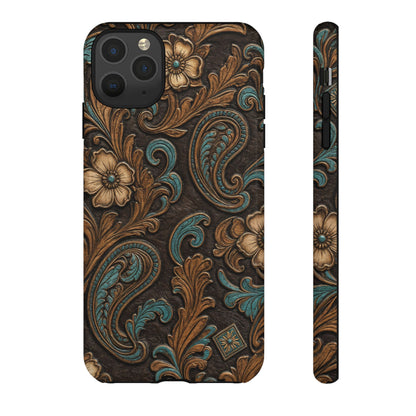 Tooled Paisley Tough Case