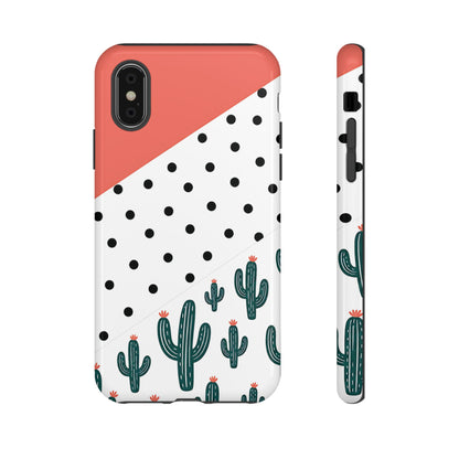 Polka Dot Cactus Tough Case