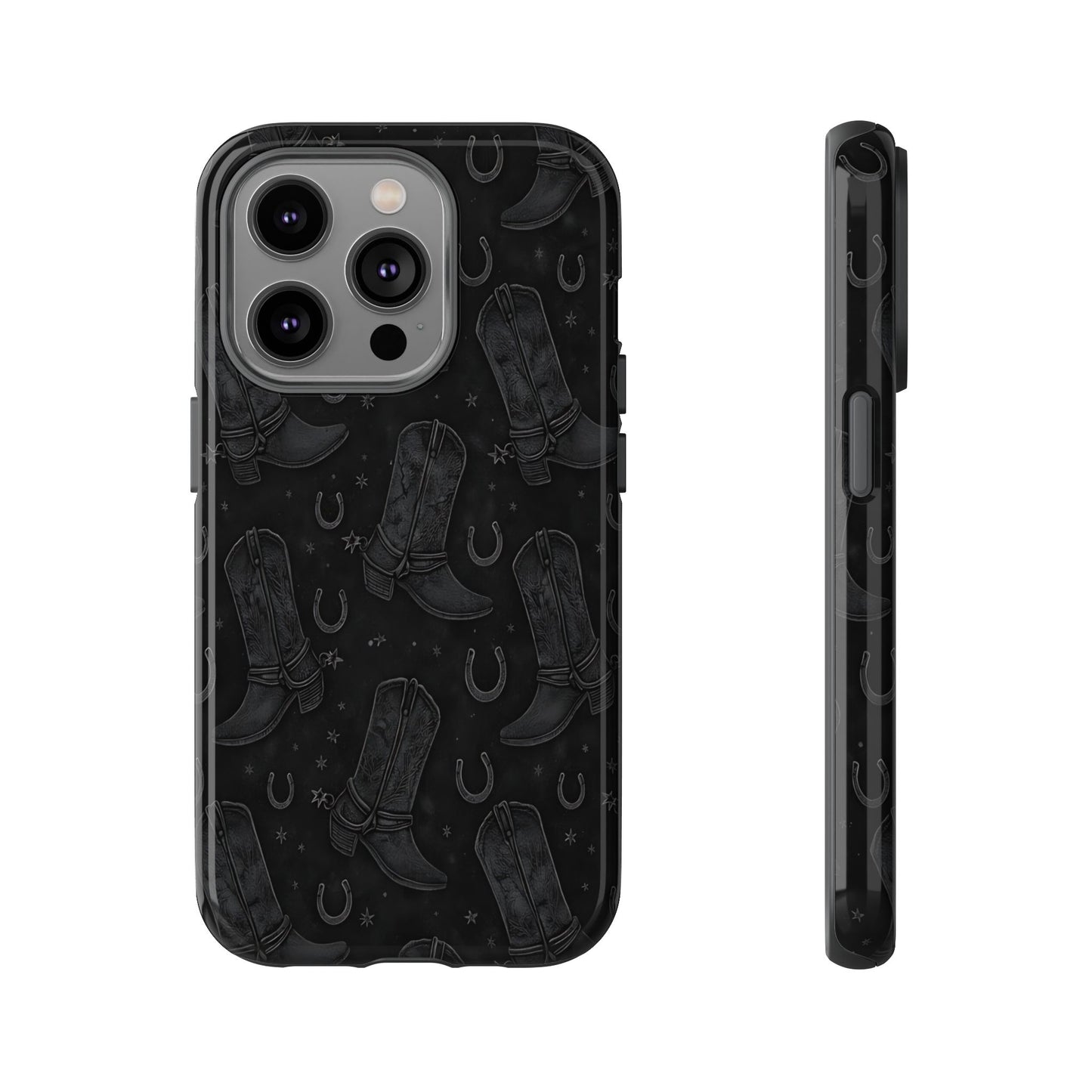 Western Noir Boots Tough Case