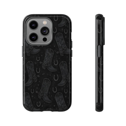 Western Noir Boots Tough Case