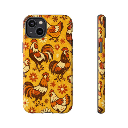 Retro Chickens Tough Case