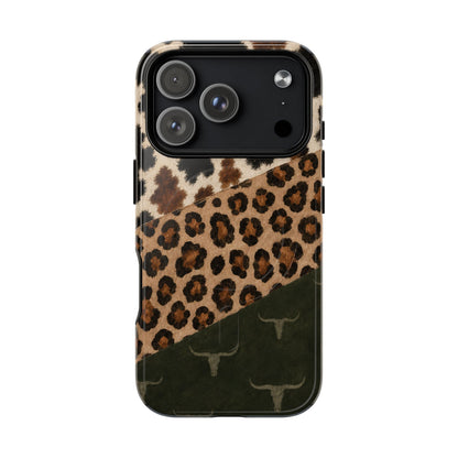 Leopard Longhorn Magnetic Case