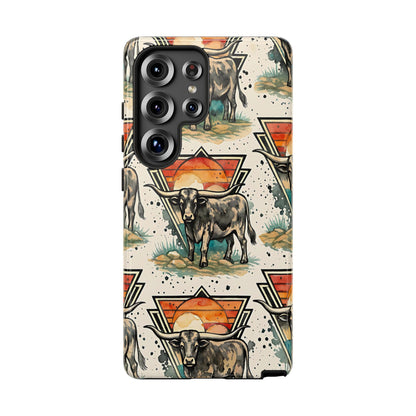 Retro Longhorn Tough Case