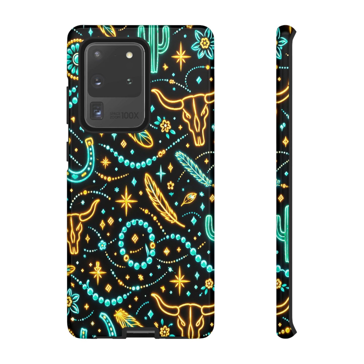 Neon Turquoise Tough Case