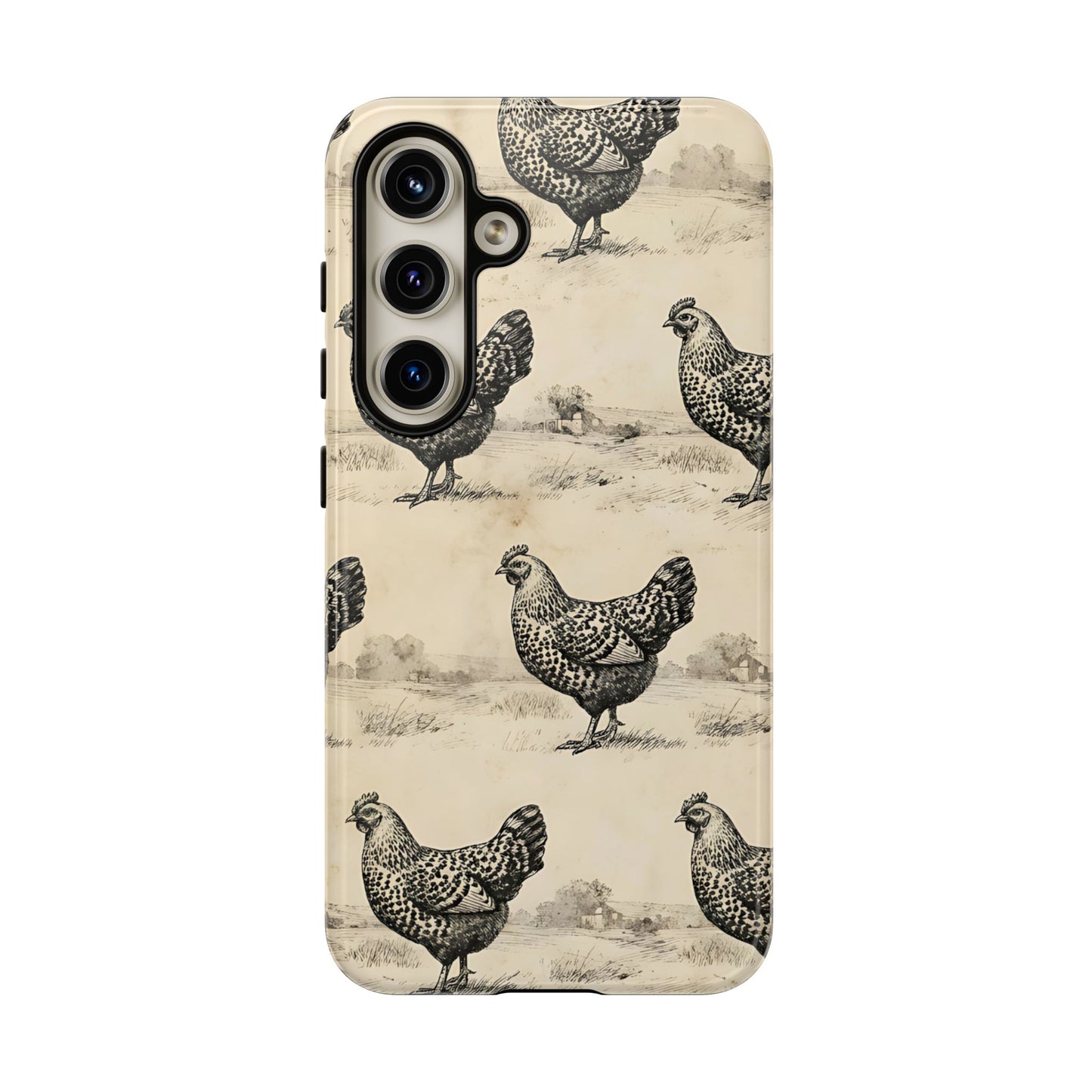 Vintage Chickens Tough Case
