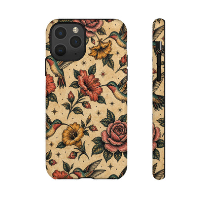 Hummingbird Rose Tough Case
