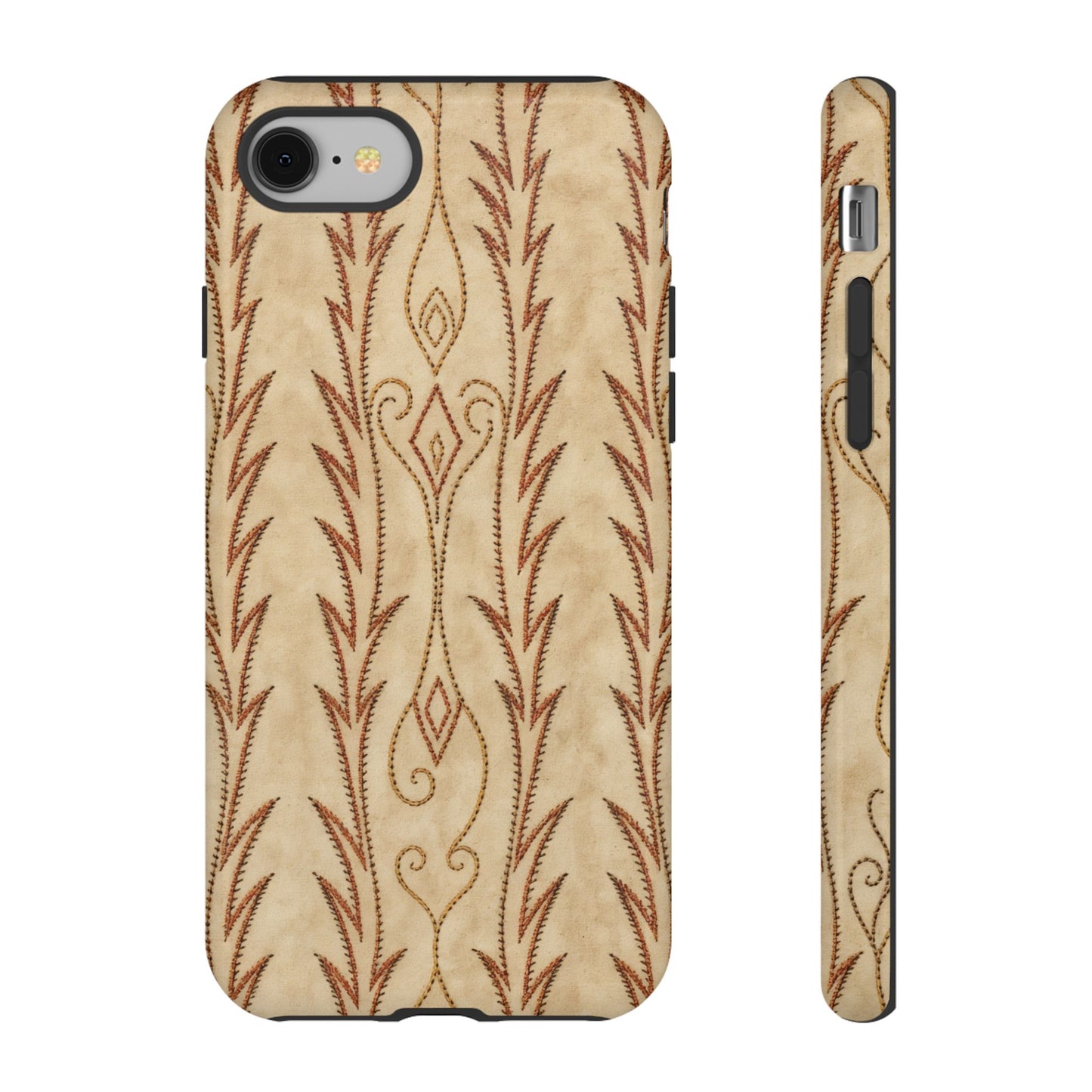 Boot Stitch Cream Tough Case