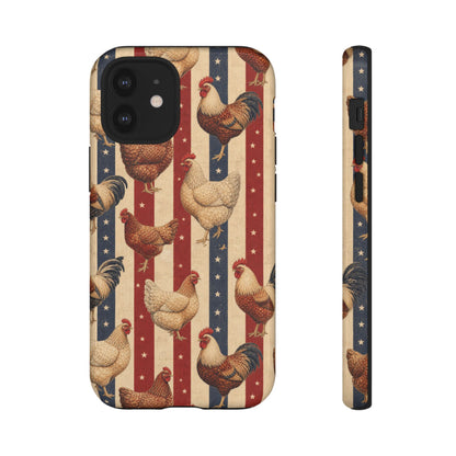 Chickens and Stripes Tough Case