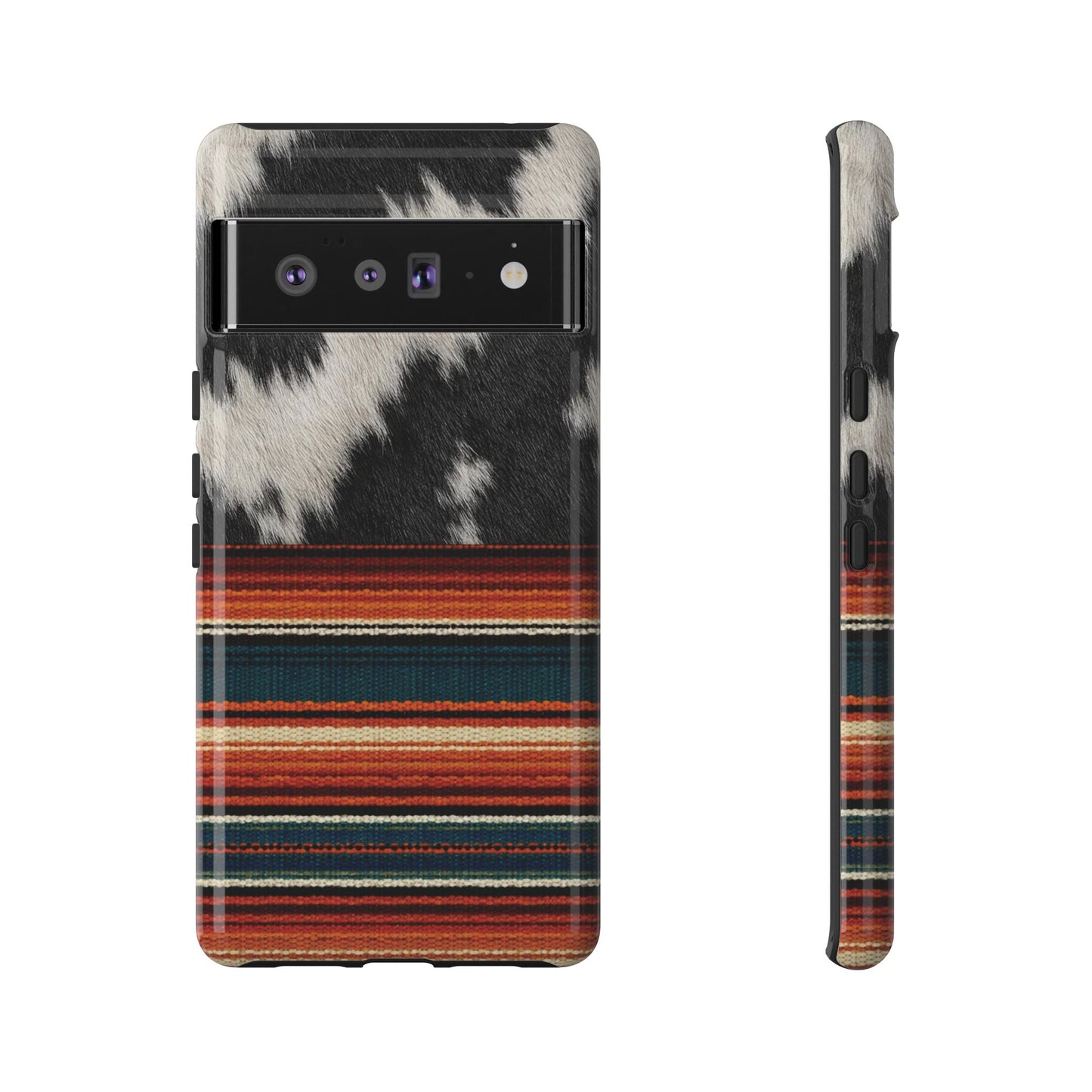 Cowhide + Serape Stripe Tough Case