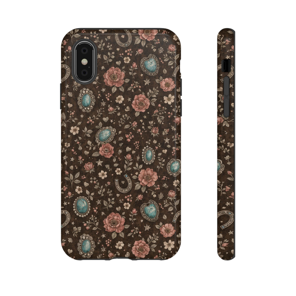 Turquoise Roses Tough Case