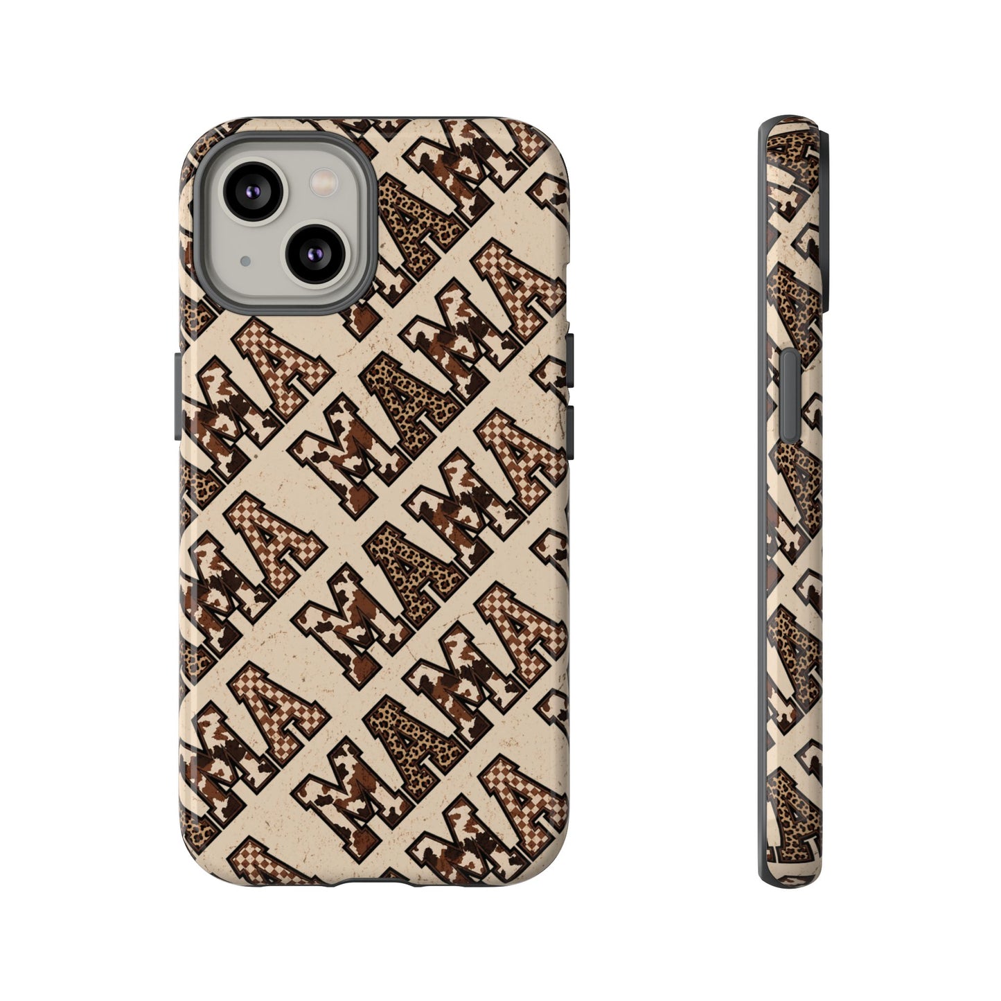 Grunge Cowhide Mama Tough Case