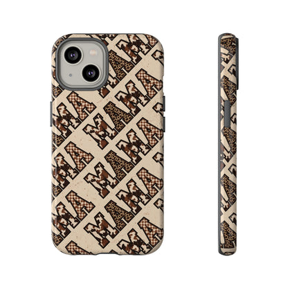 Grunge Cowhide Mama Tough Case