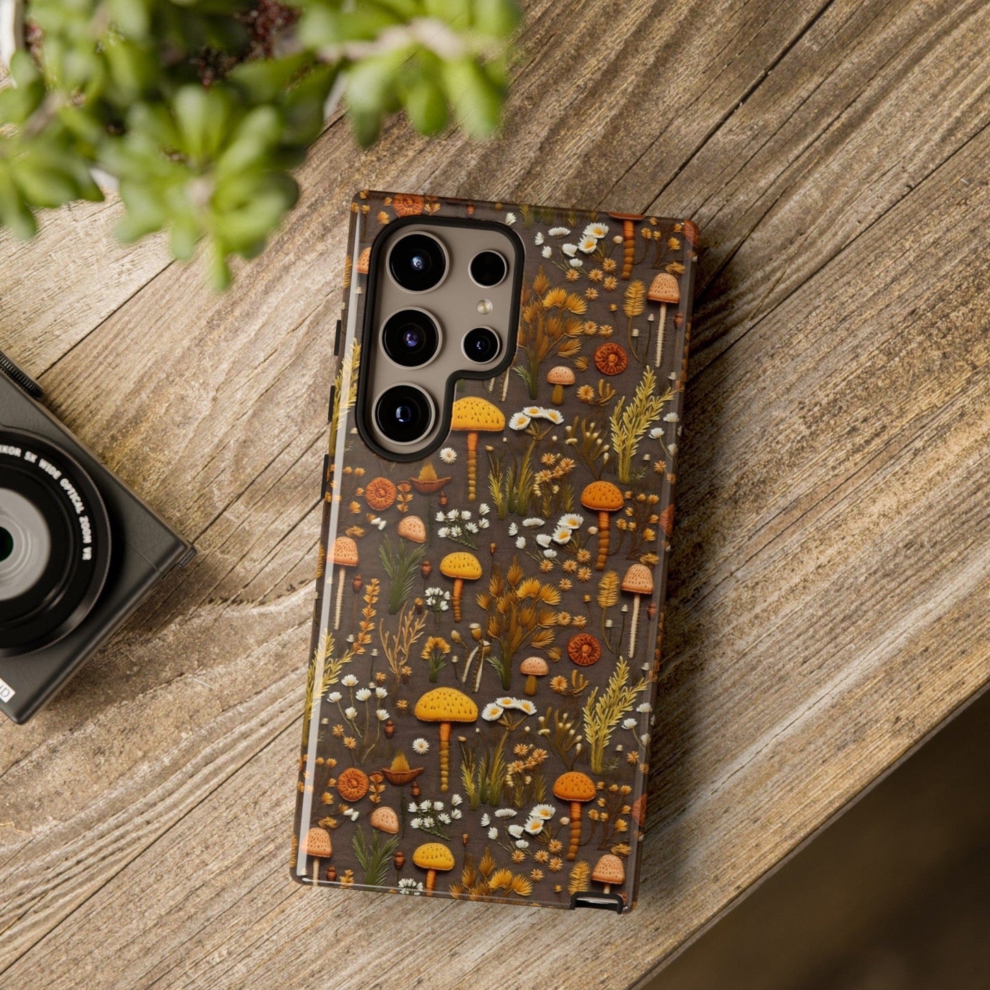 Brown Mushroom Phone Case