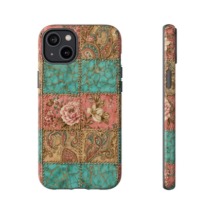 Turquoise Paisley Tough Case